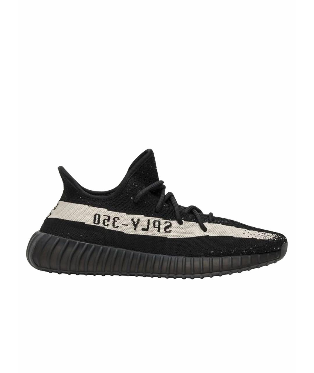 ADIDAS YEEZY Черные текстильные кроссовки, фото 1