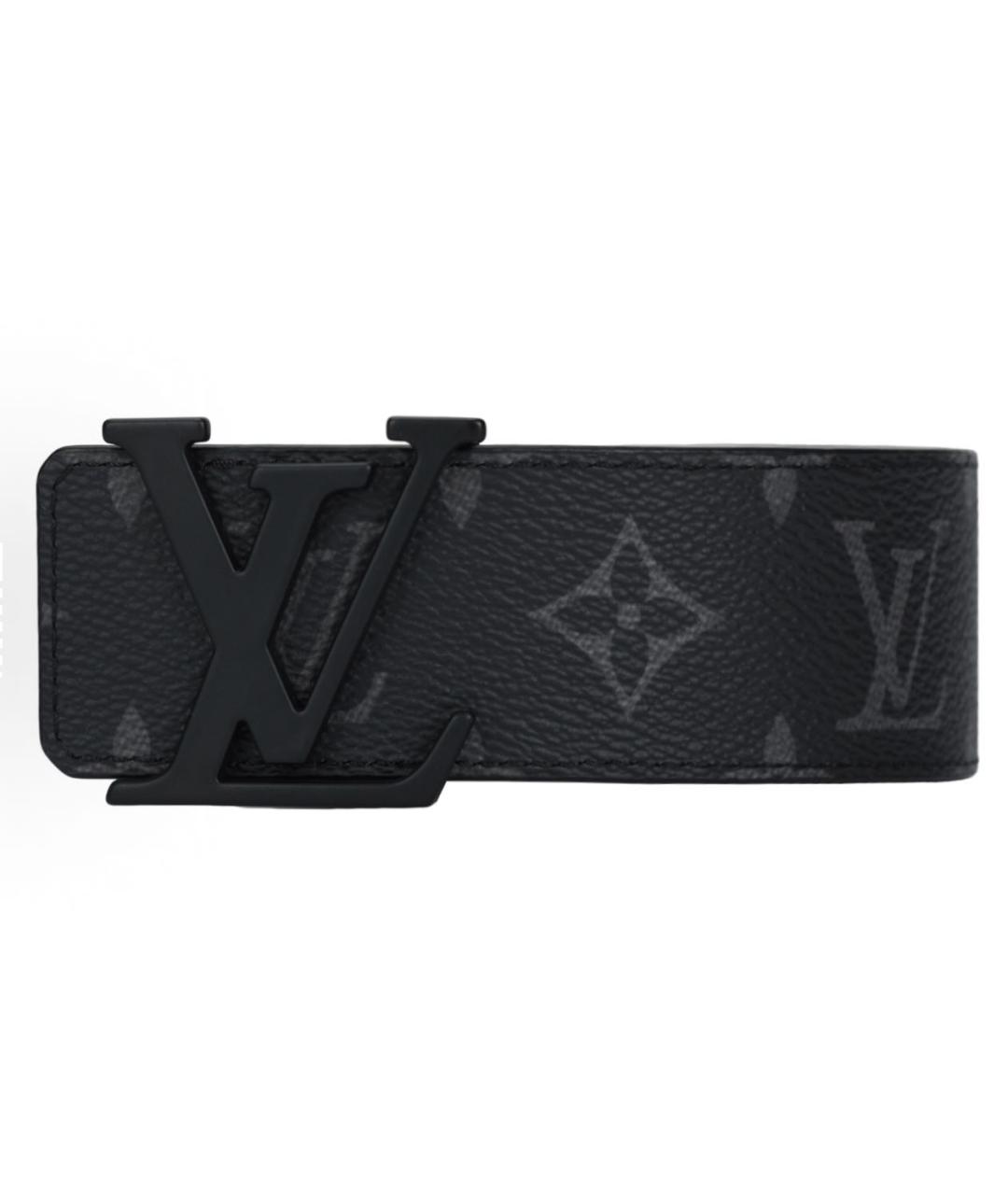 LOUIS VUITTON Черный ремень, фото 3