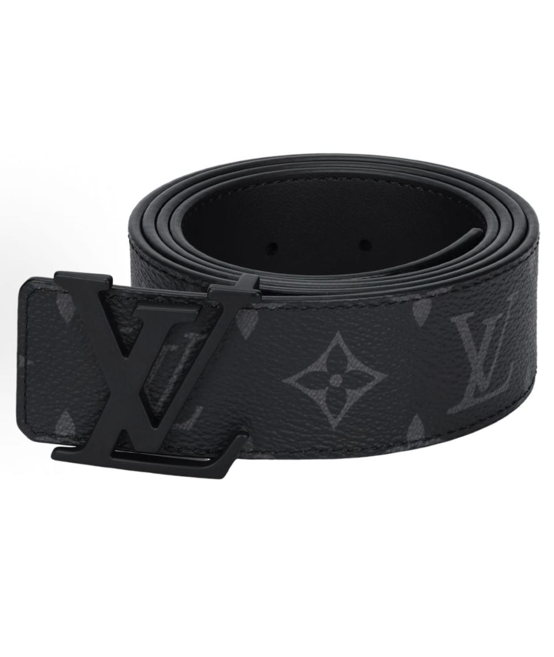 LOUIS VUITTON Черный ремень, фото 2