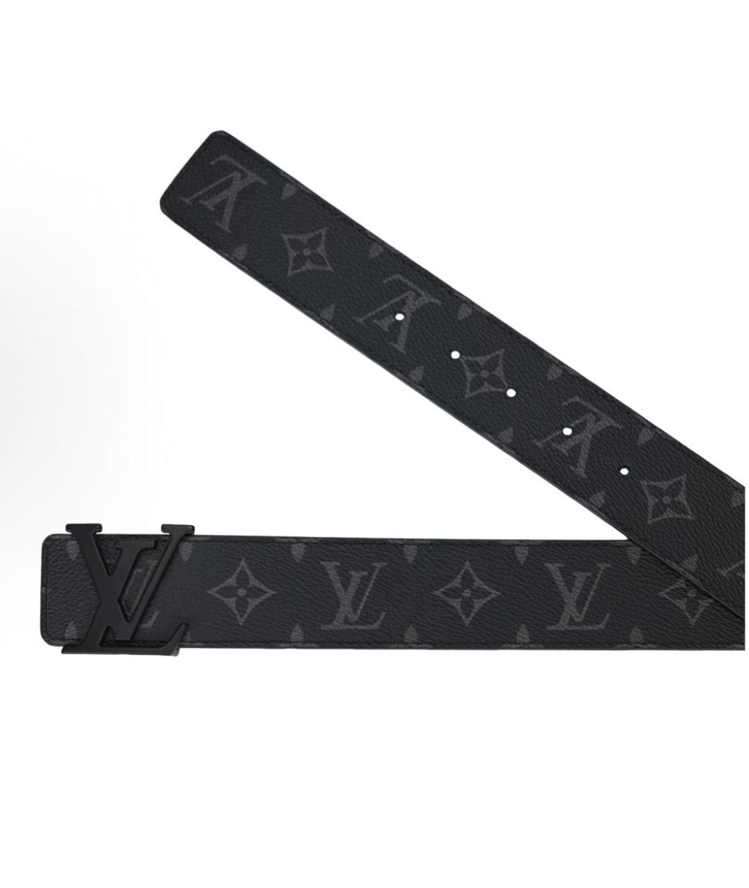 LOUIS VUITTON Черный ремень, фото 4