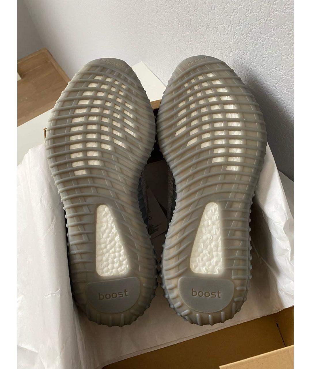 ADIDAS YEEZY Серые текстильные кроссовки, фото 5