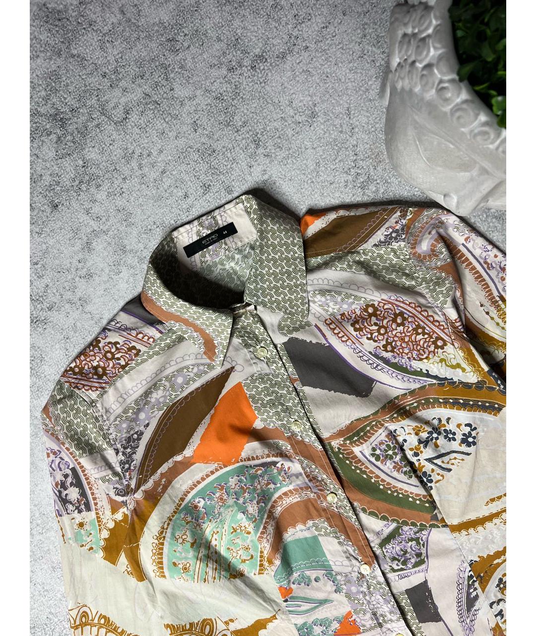 ETRO Мульти хлопковая рубашка, фото 3