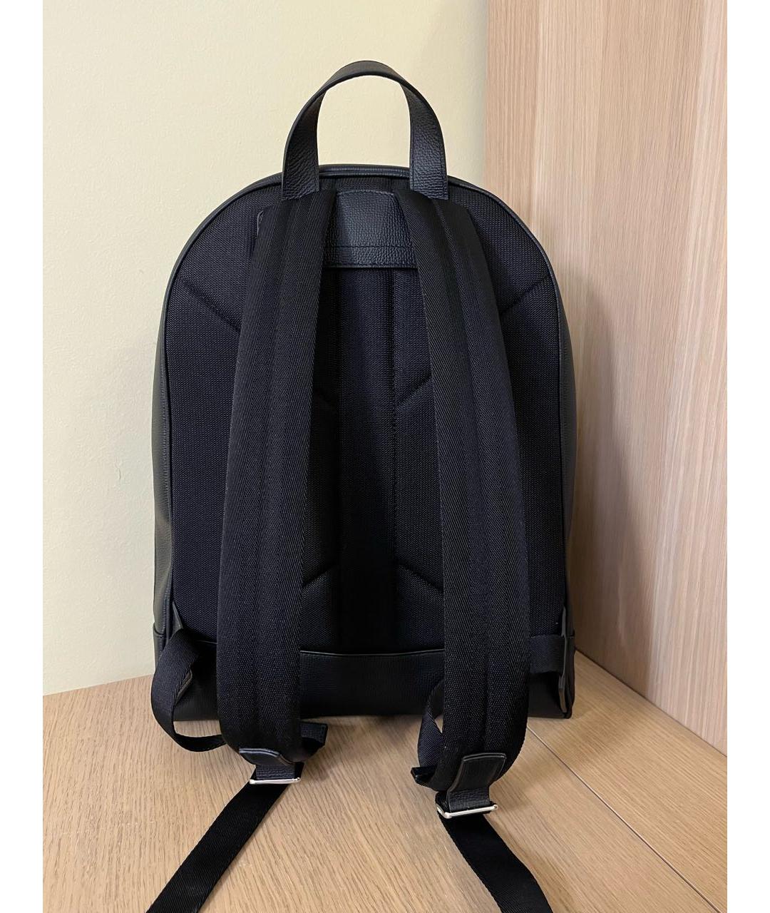 BURBERRY Черный кожаный рюкзак, фото 3