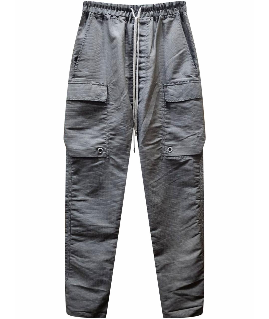 RICK OWENS Хаки полиэстеровые повседневные брюки, фото 1