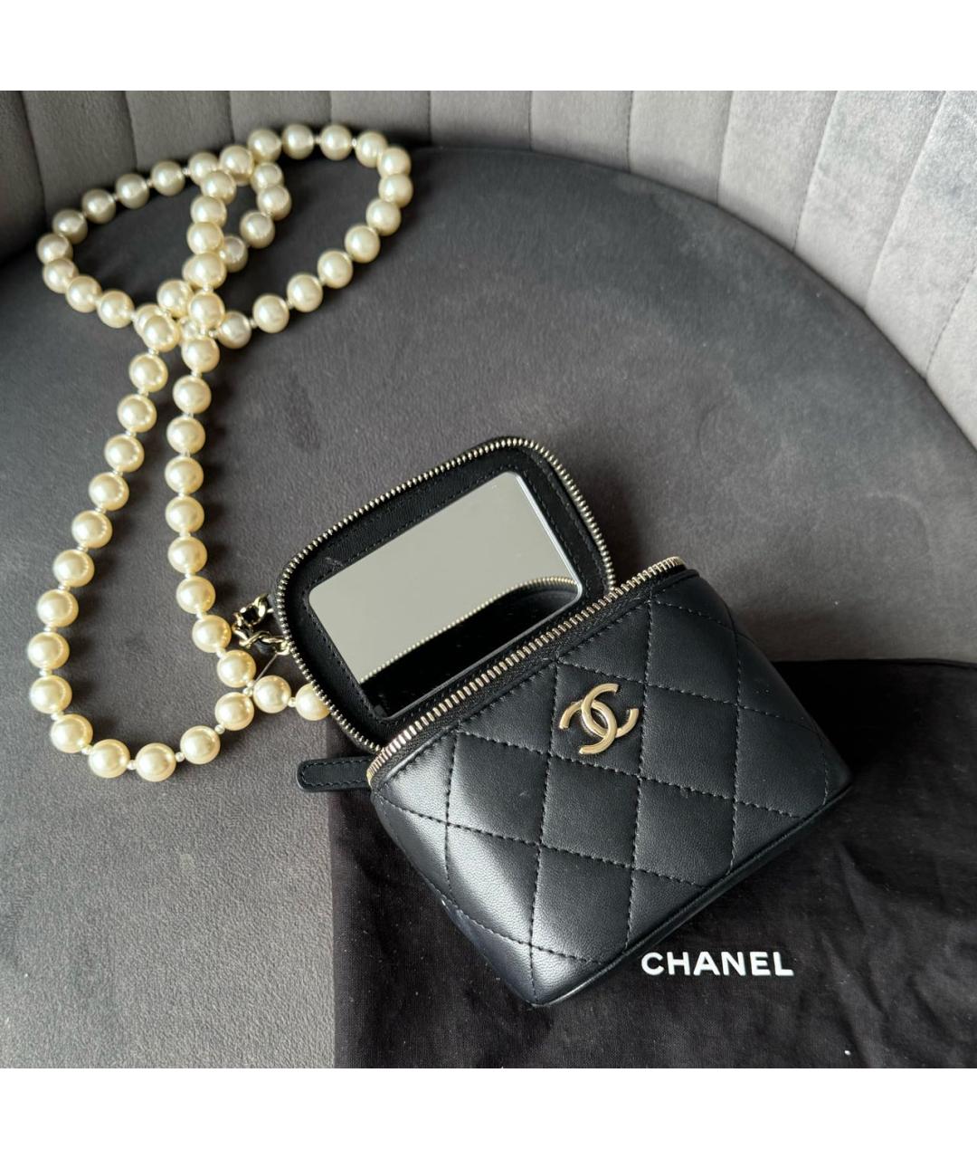 CHANEL Черная сумка через плечо, фото 2