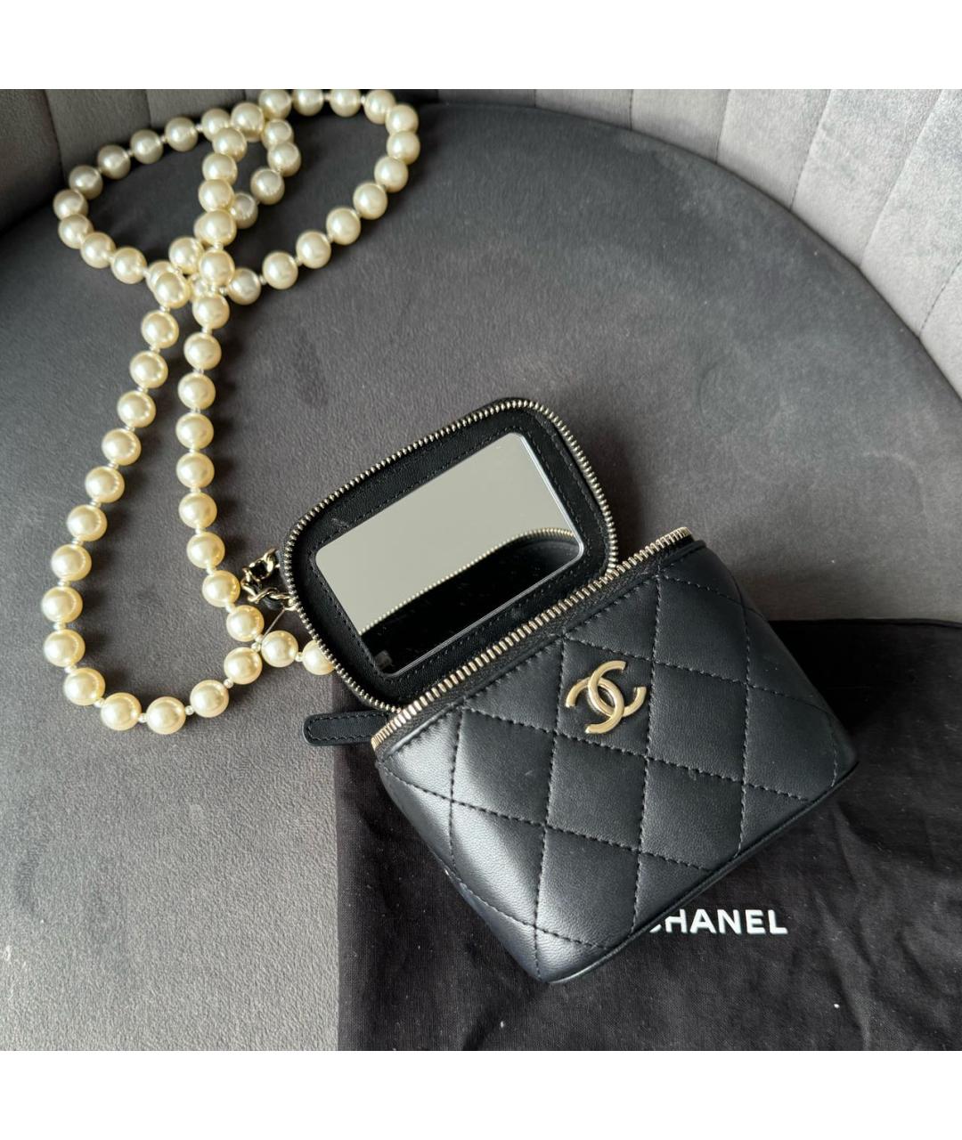 CHANEL Черная сумка через плечо, фото 5