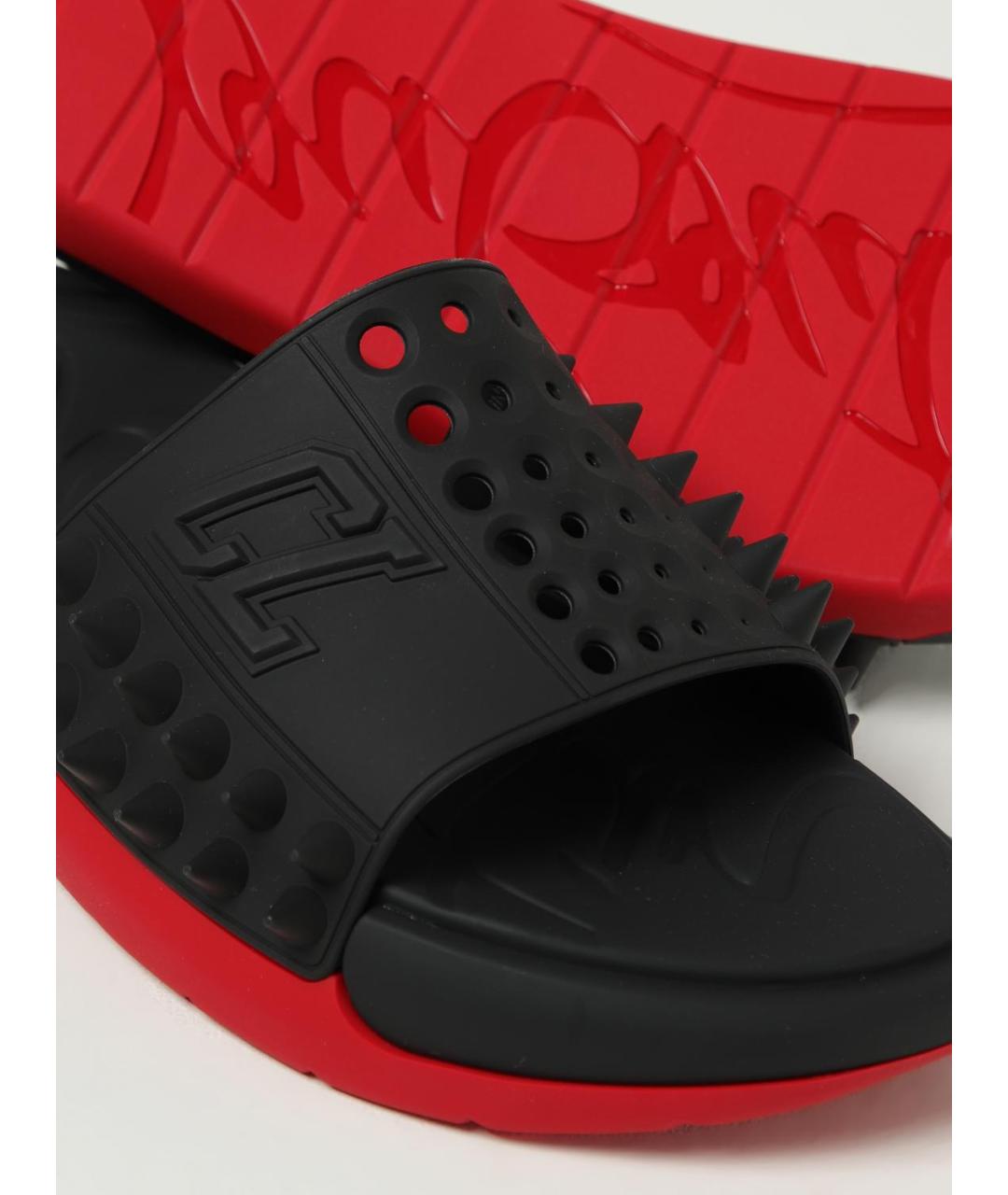 CHRISTIAN LOUBOUTIN Черные сандалии, фото 4