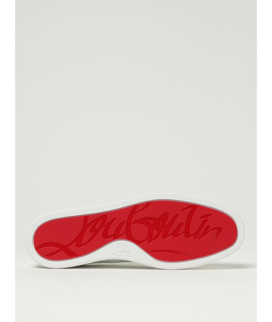 CHRISTIAN LOUBOUTIN Белые низкие кроссовки / кеды, фото 5
