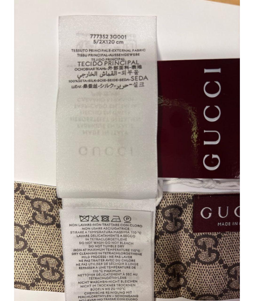 GUCCI Мульти шелковый платок, фото 6