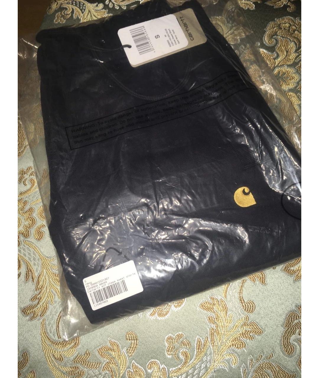 CARHARTT Темно-синие хлопковые шорты, фото 5