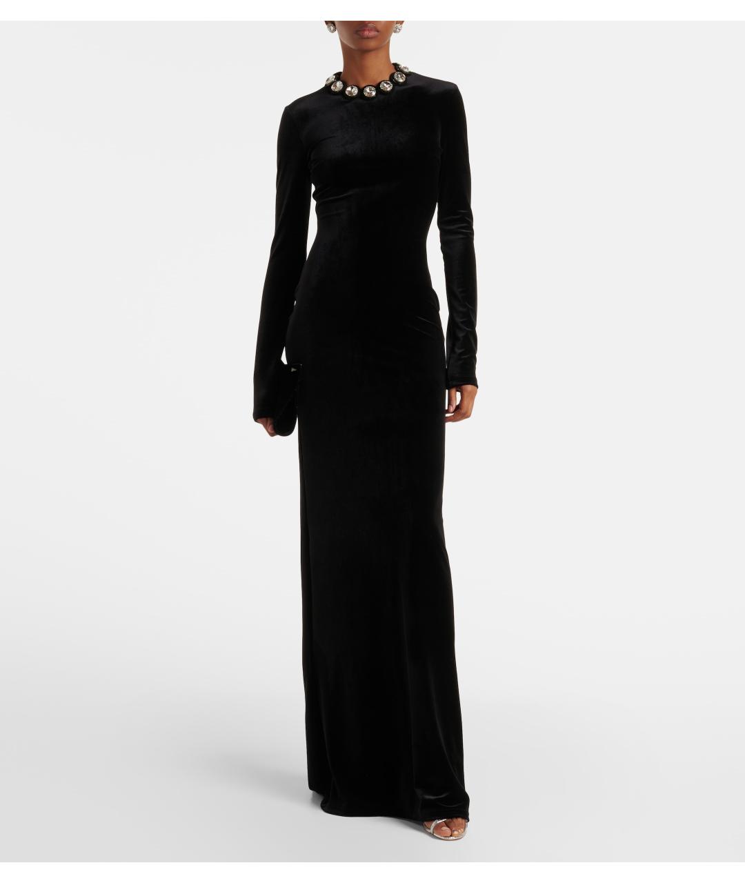 DAVID KOMA Черное коктейльное платье, фото 2