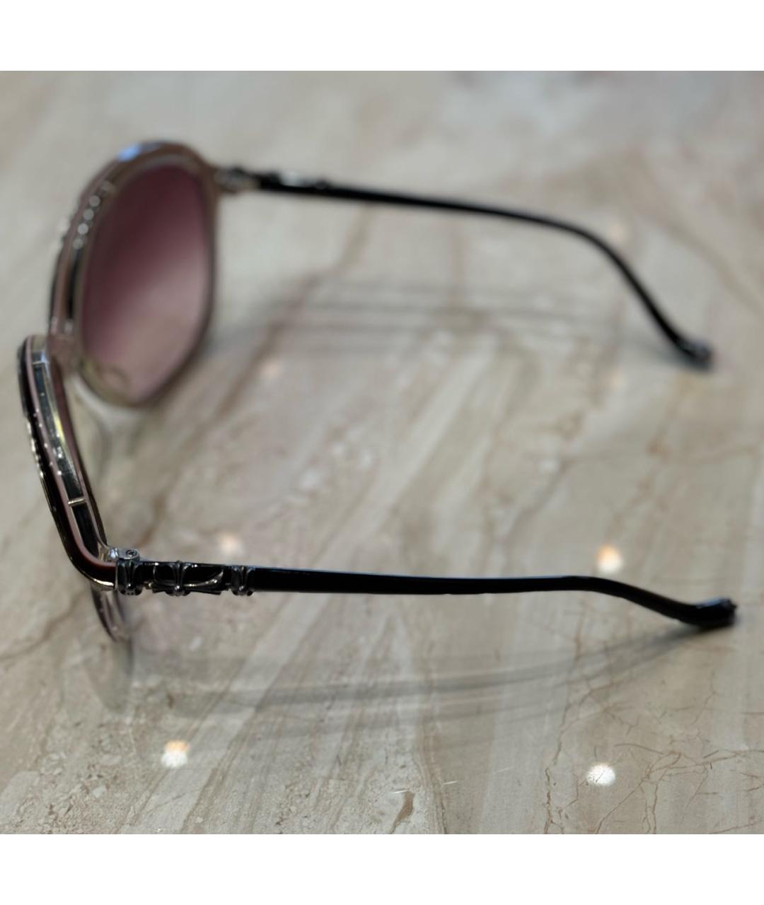 CHROME HEARTS Коричневые солнцезащитные очки, фото 3