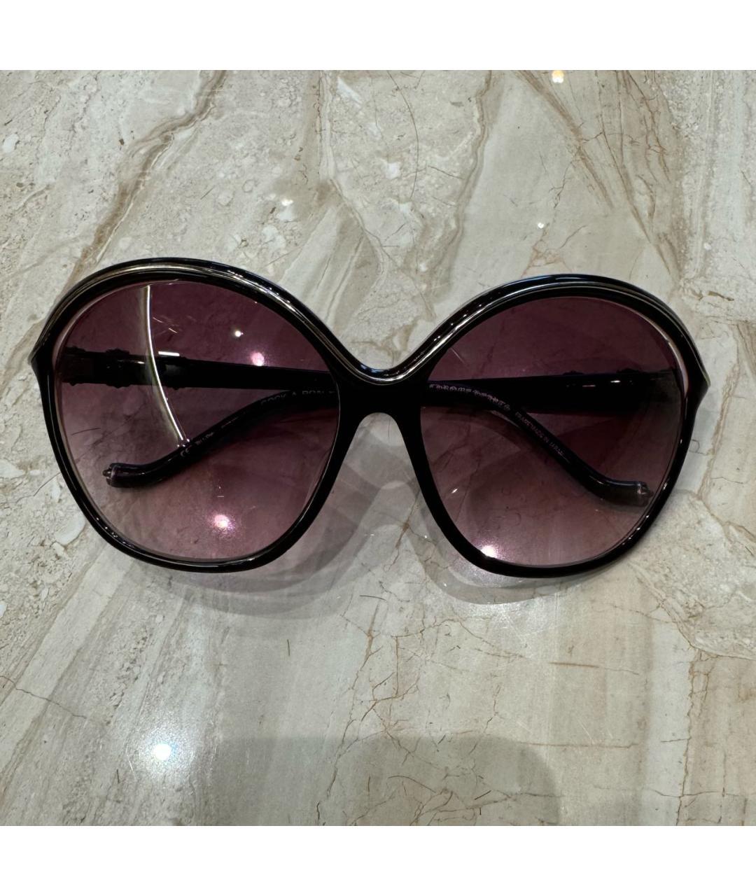 CHROME HEARTS Коричневые солнцезащитные очки, фото 8