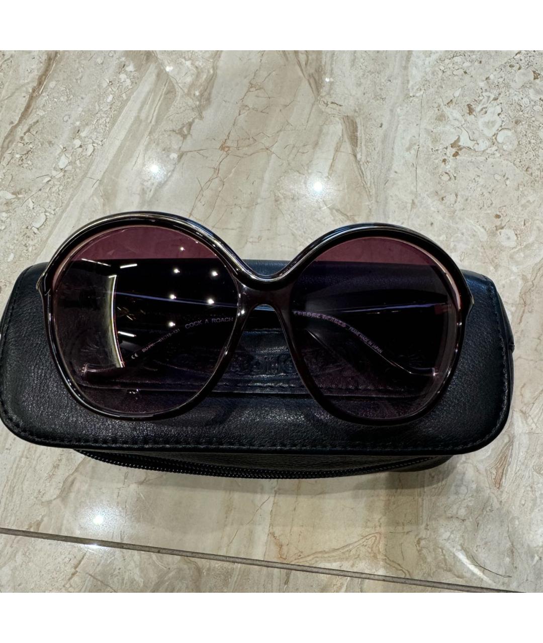 CHROME HEARTS Коричневые солнцезащитные очки, фото 4