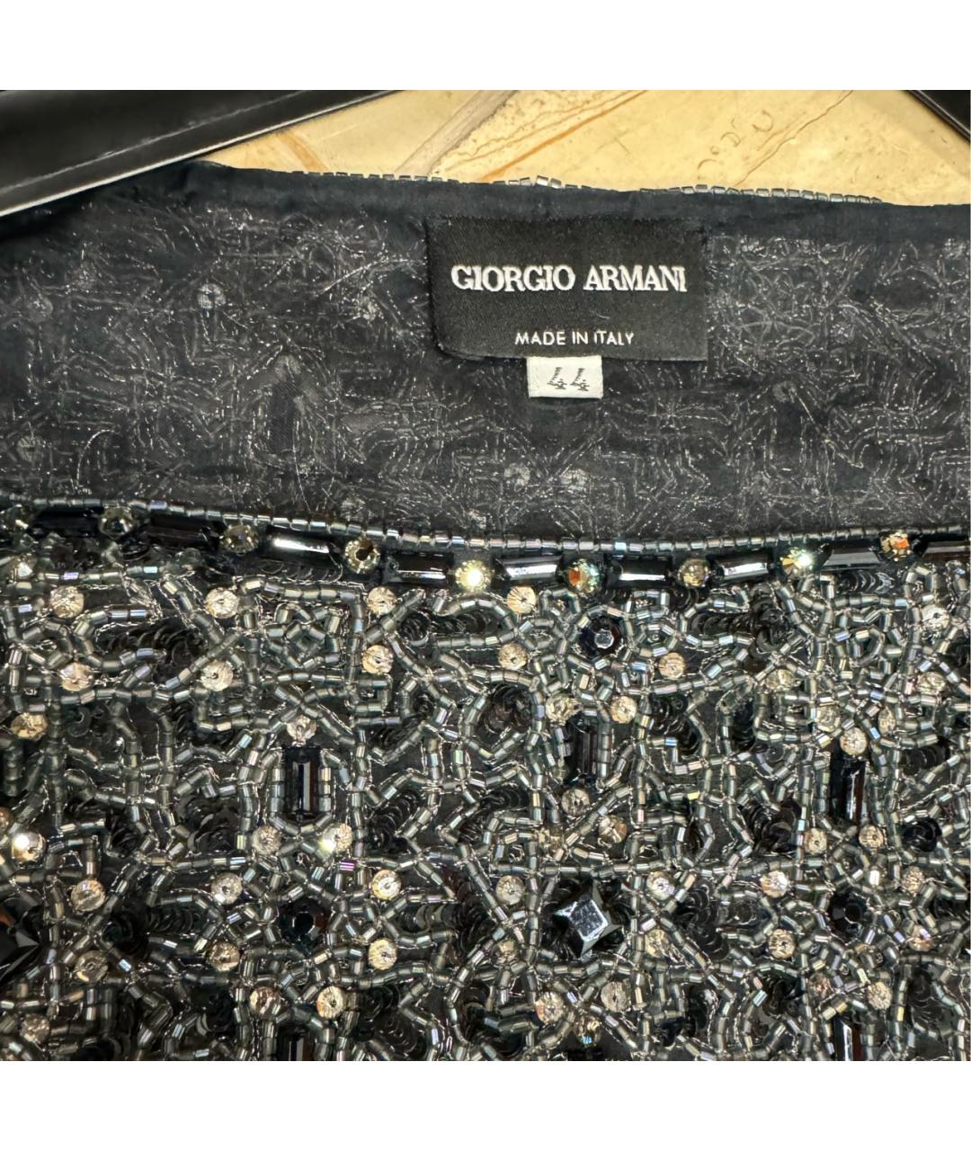 ARMANI EXCHANGE Синее бархатное вечернее платье, фото 5