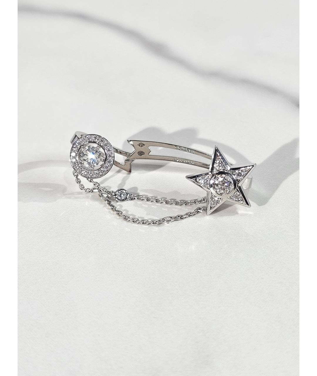 CHANEL Серебряные серьги из белого золота, фото 2