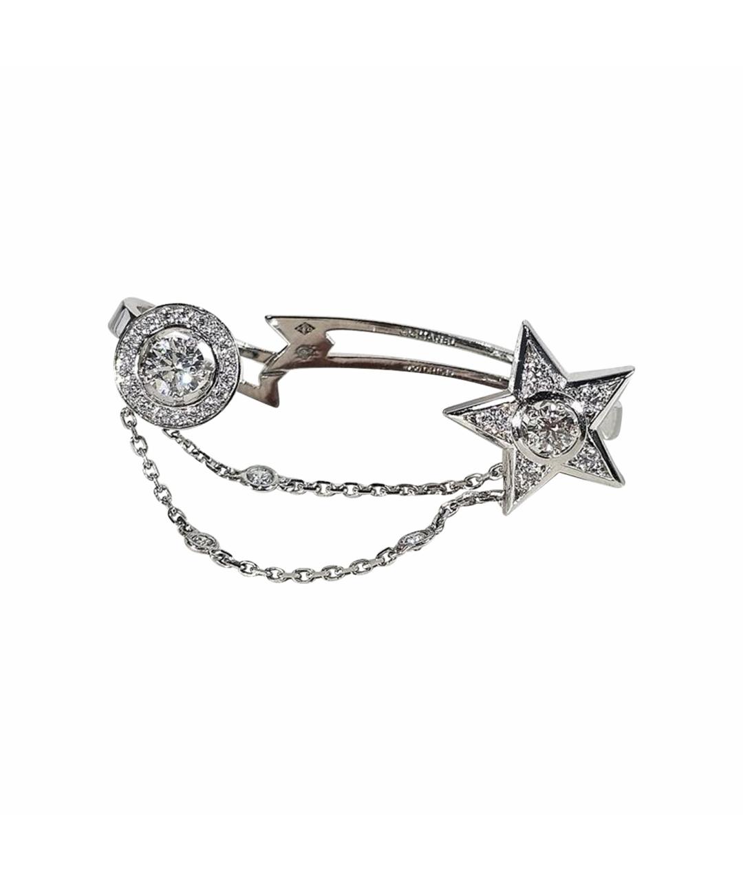 CHANEL Серебряные серьги из белого золота, фото 1