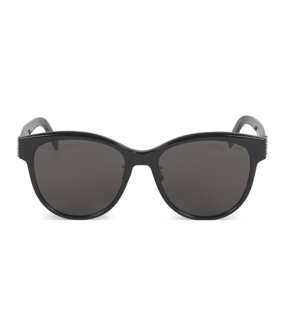 SAINT LAURENT Черные пластиковые солнцезащитные очки, фото 2