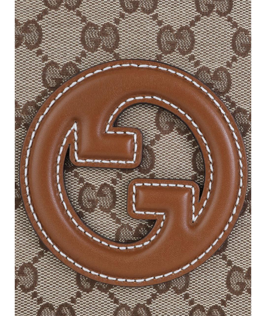 GUCCI Коричневая сумка с короткими ручками, фото 4