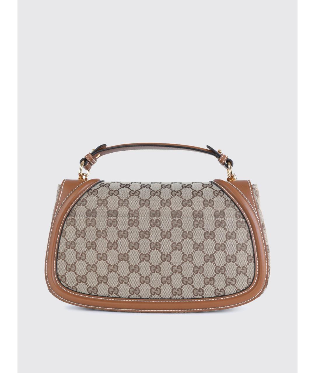 GUCCI Коричневая сумка с короткими ручками, фото 3