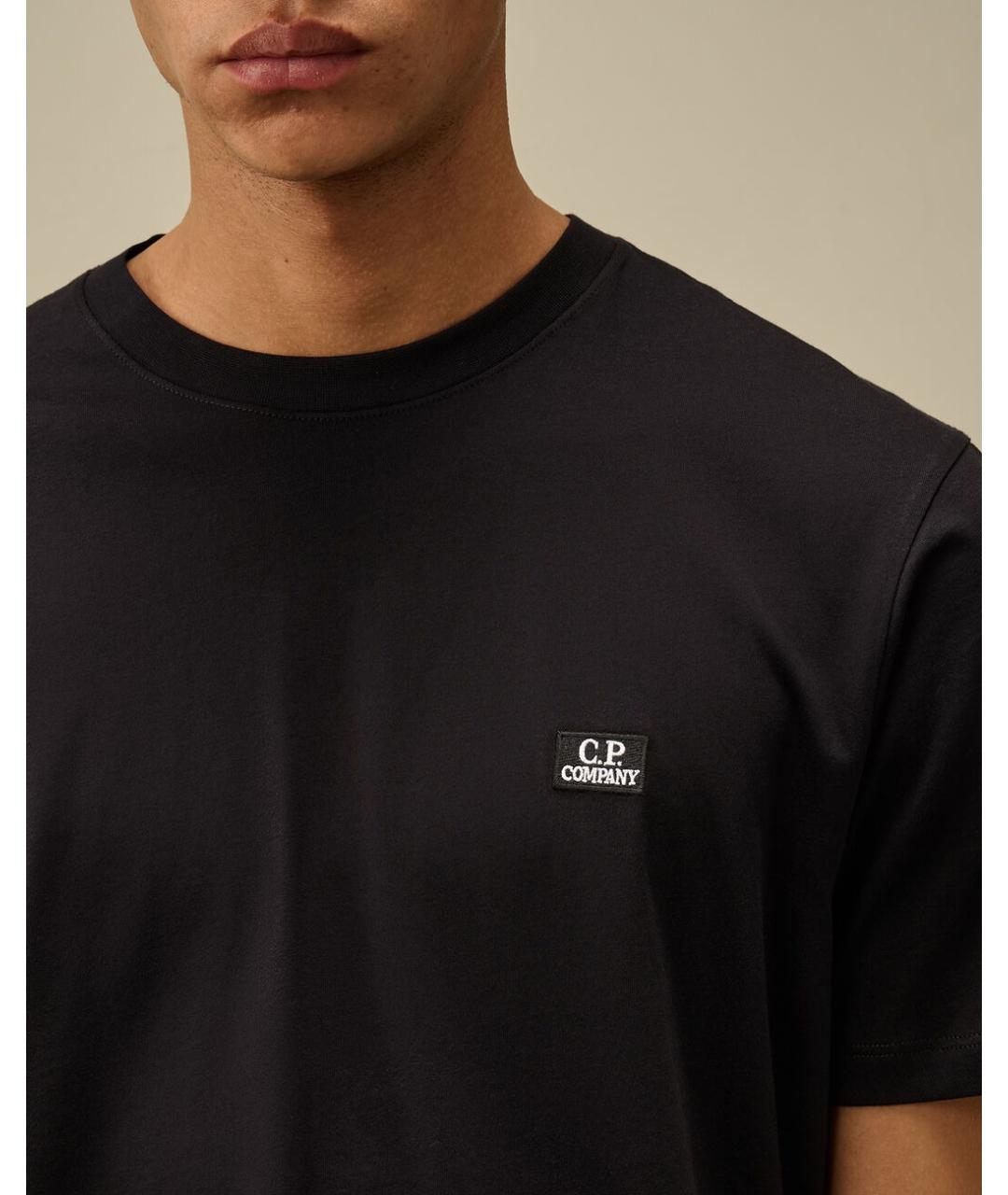 CP COMPANY Темно-синяя хлопковая футболка, фото 6