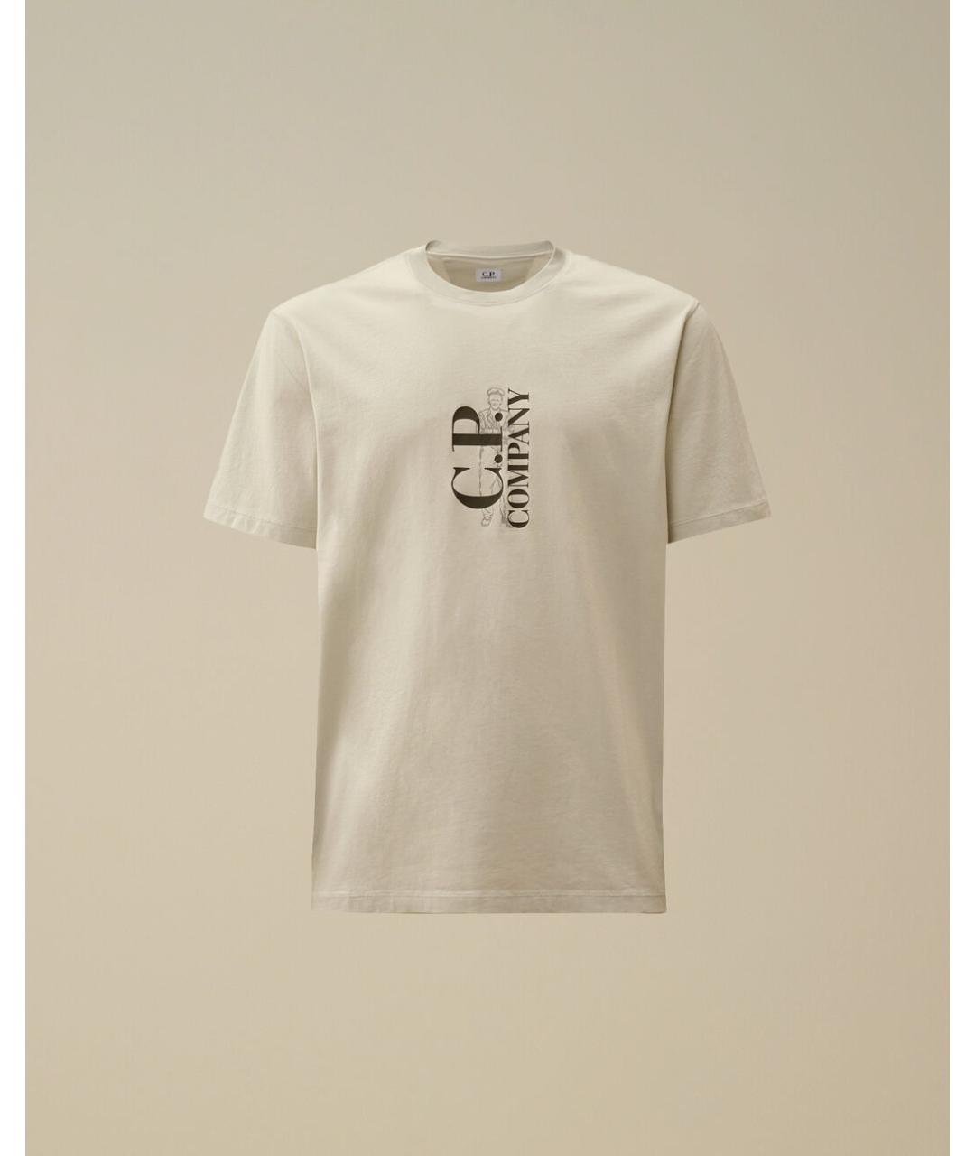 CP COMPANY Серая хлопковая футболка, фото 9