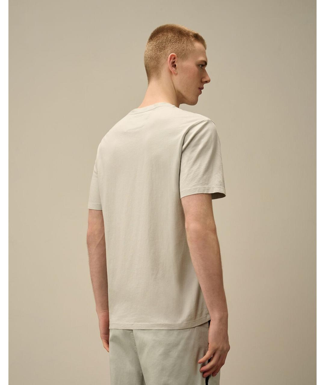 CP COMPANY Серая хлопковая футболка, фото 6