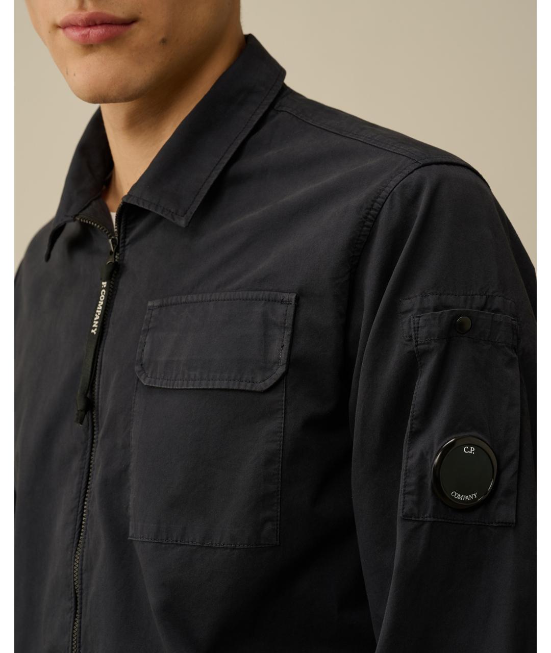 CP COMPANY Темно-синяя хлопковая куртка, фото 9