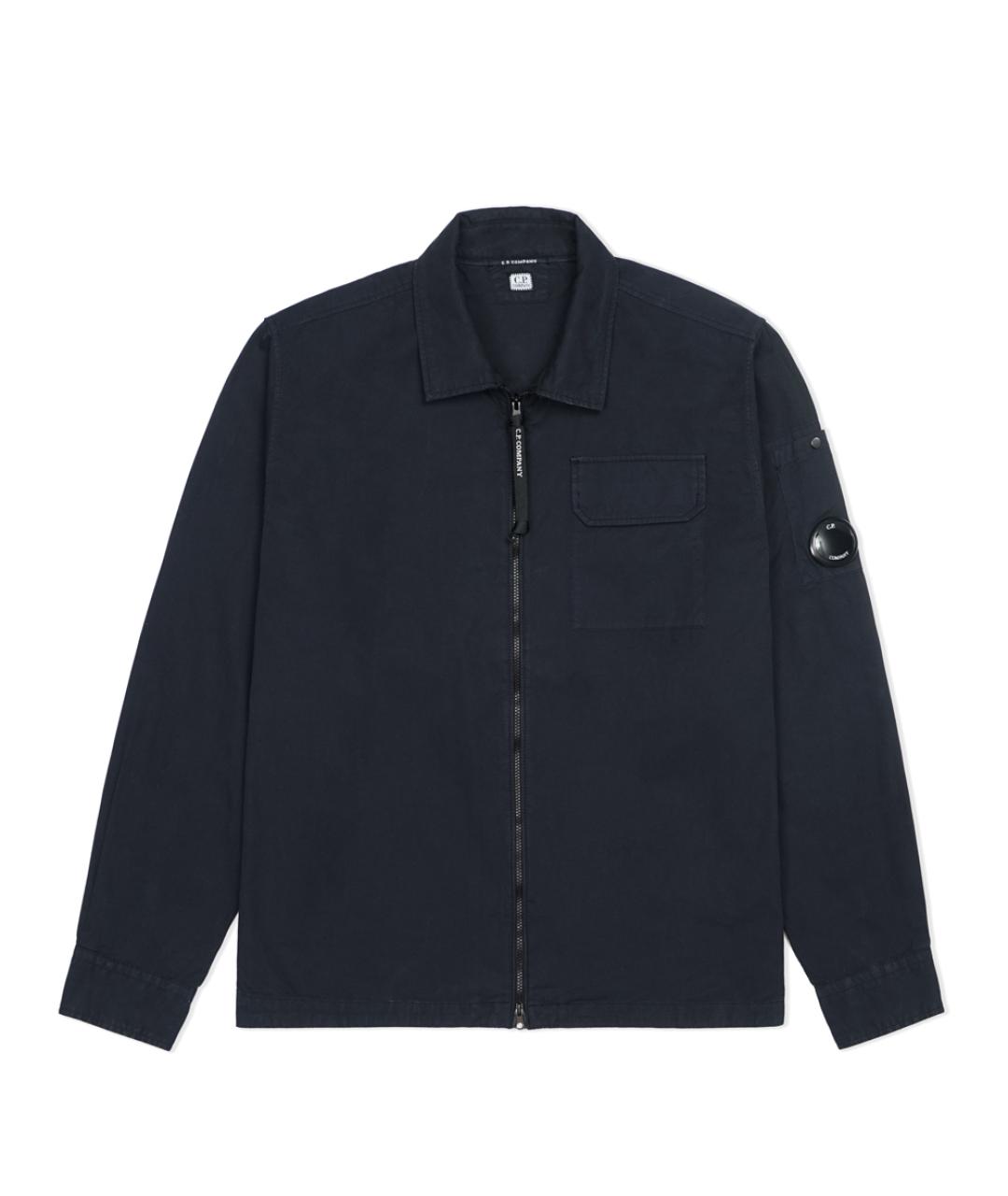 CP COMPANY Темно-синяя хлопковая куртка, фото 10