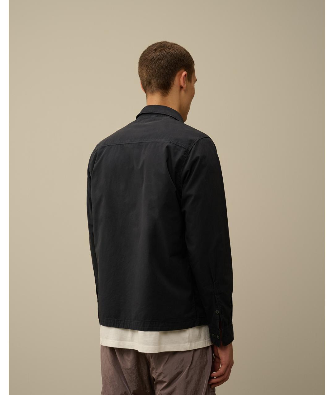 CP COMPANY Темно-синяя хлопковая куртка, фото 8