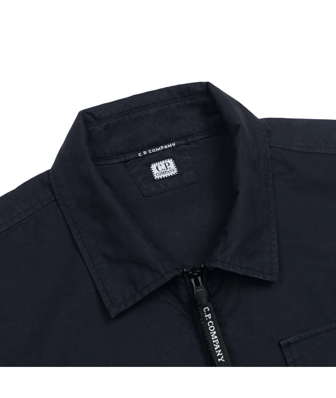 CP COMPANY Темно-синяя хлопковая куртка, фото 2
