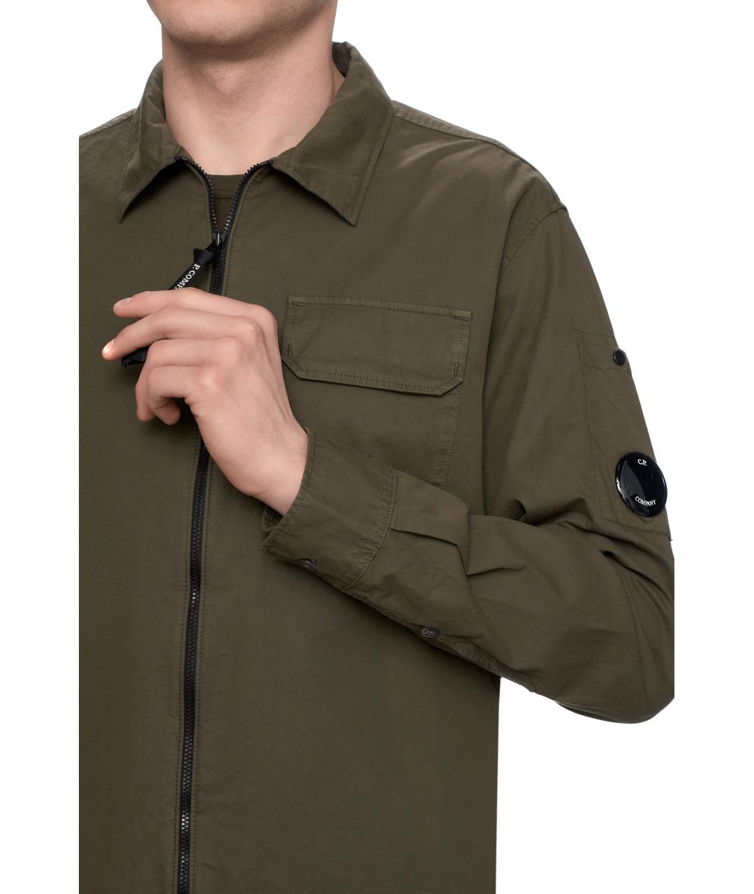 CP COMPANY Хаки хлопковая куртка, фото 9