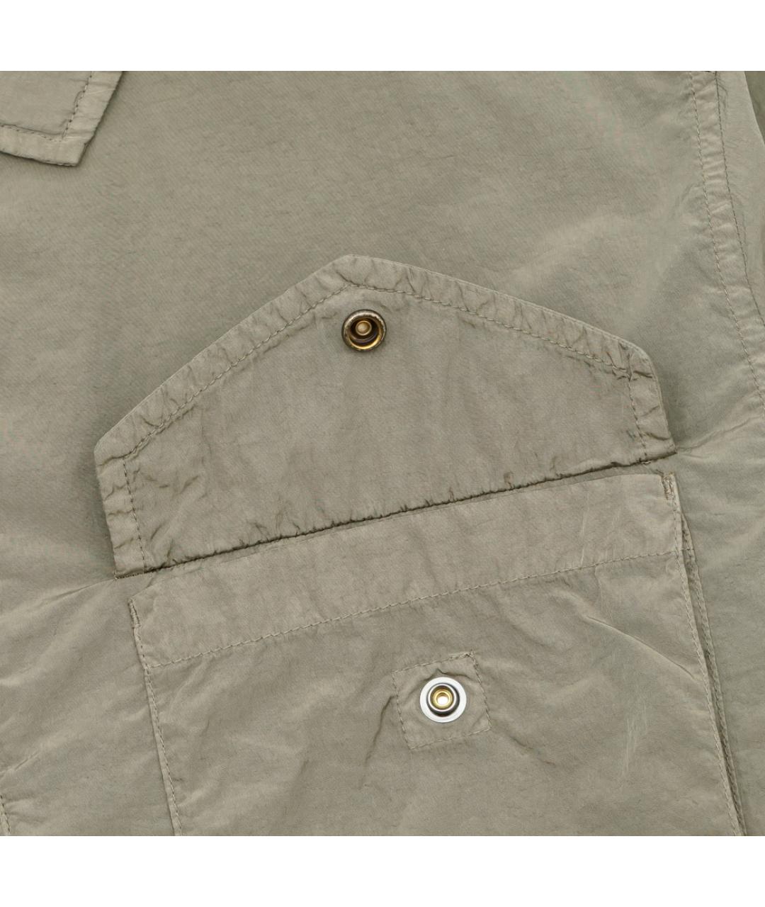 CP COMPANY Бежевая полиамидовая куртка, фото 2