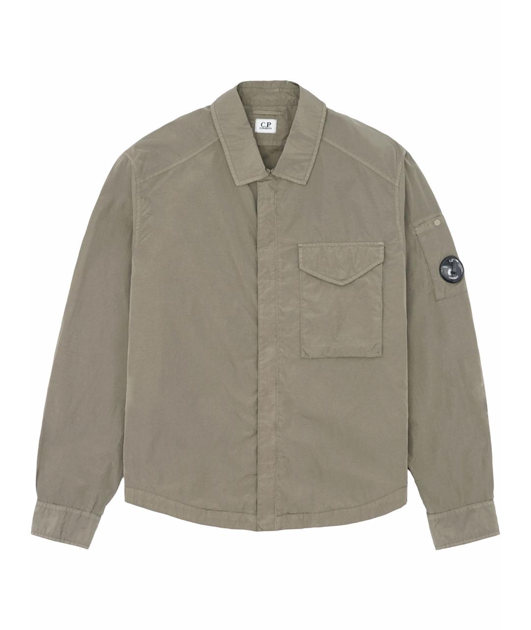CP COMPANY Бежевая полиамидовая куртка, фото 1