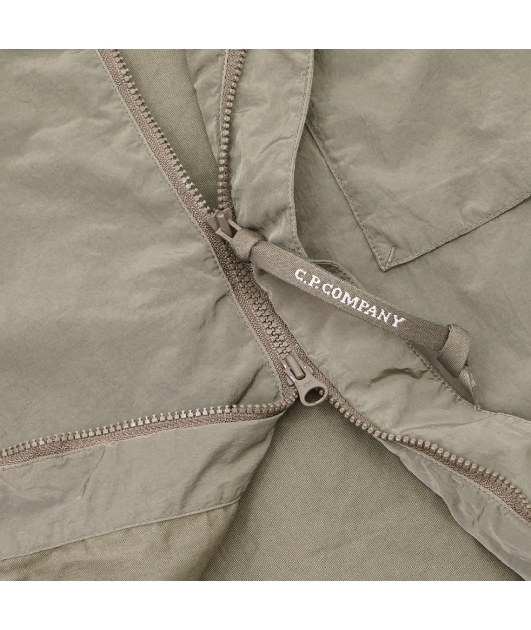 CP COMPANY Бежевая полиамидовая куртка, фото 3