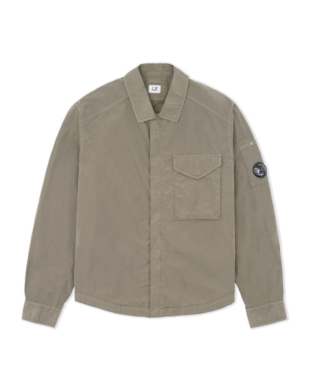 CP COMPANY Бежевая полиамидовая куртка, фото 10