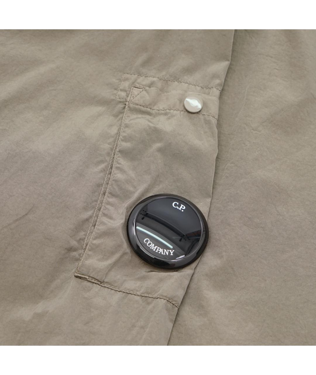 CP COMPANY Бежевая полиамидовая куртка, фото 7