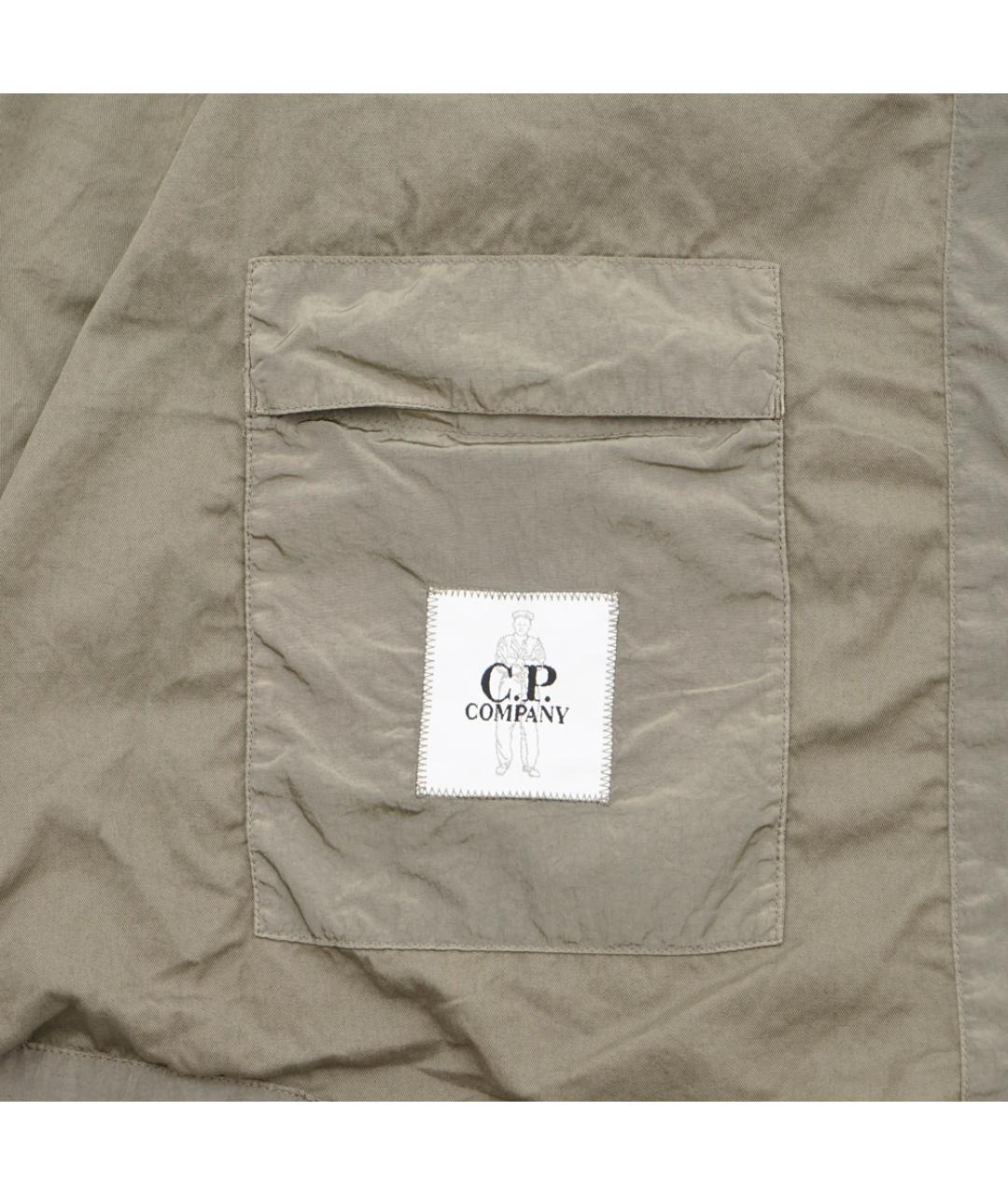 CP COMPANY Бежевая полиамидовая куртка, фото 5