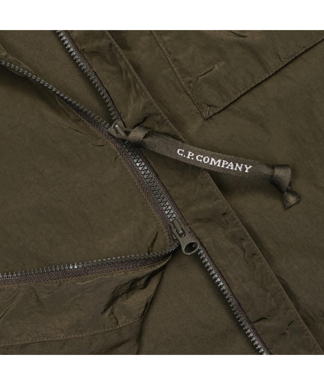 CP COMPANY Зеленая полиамидовая куртка, фото 4