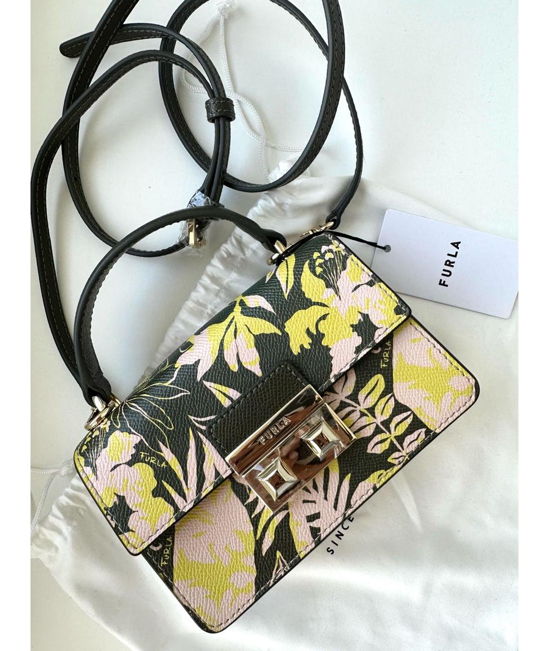 FURLA Мульти кожаная сумка через плечо, фото 5