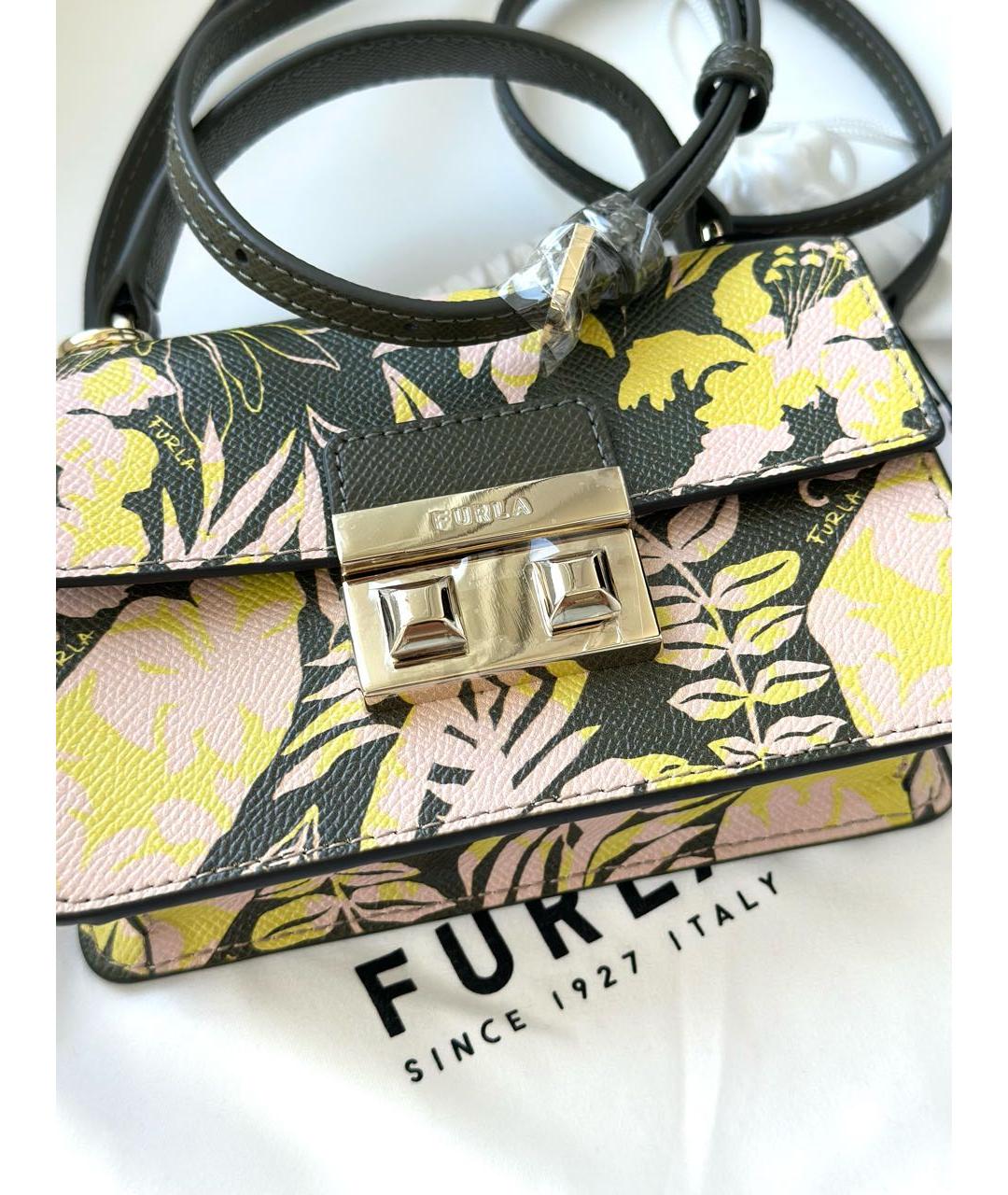 FURLA Мульти кожаная сумка через плечо, фото 2