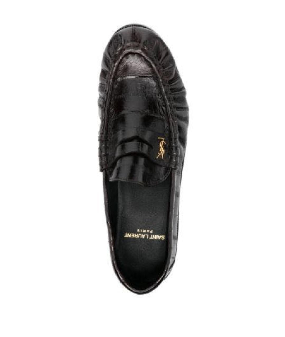 SAINT LAURENT Черные лоферы, фото 2