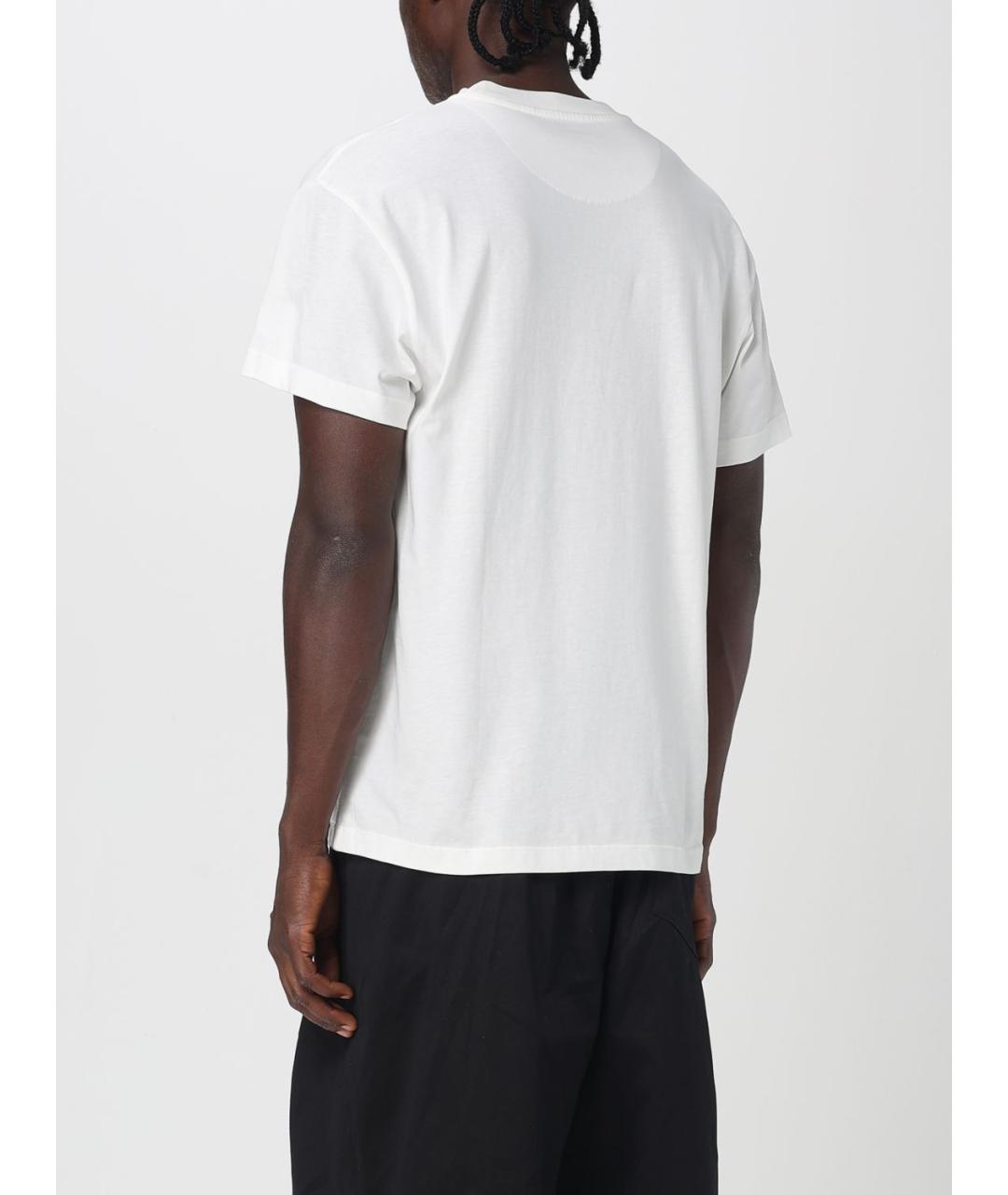 JIL SANDER Белая футболка, фото 4