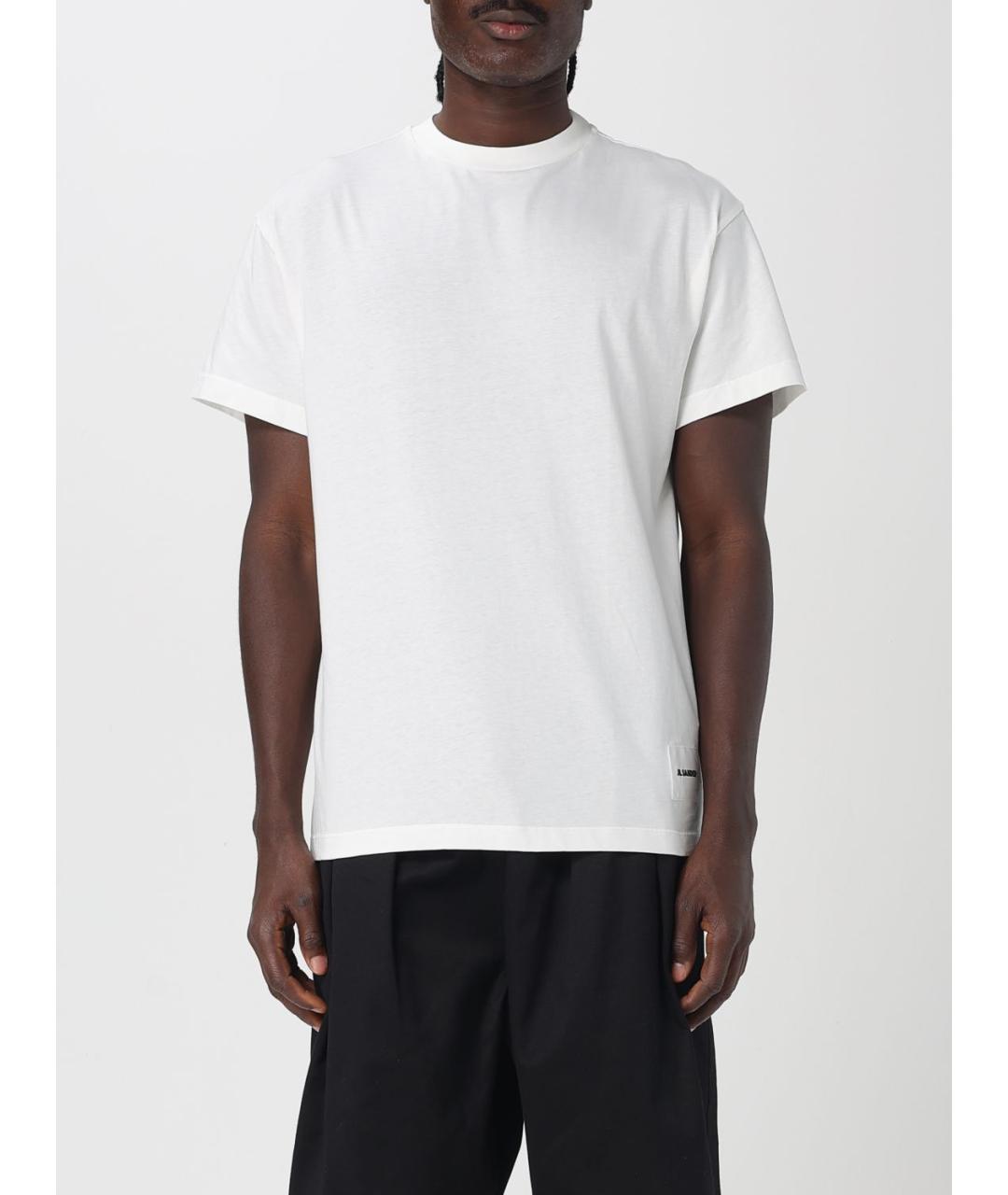 JIL SANDER Белая футболка, фото 2