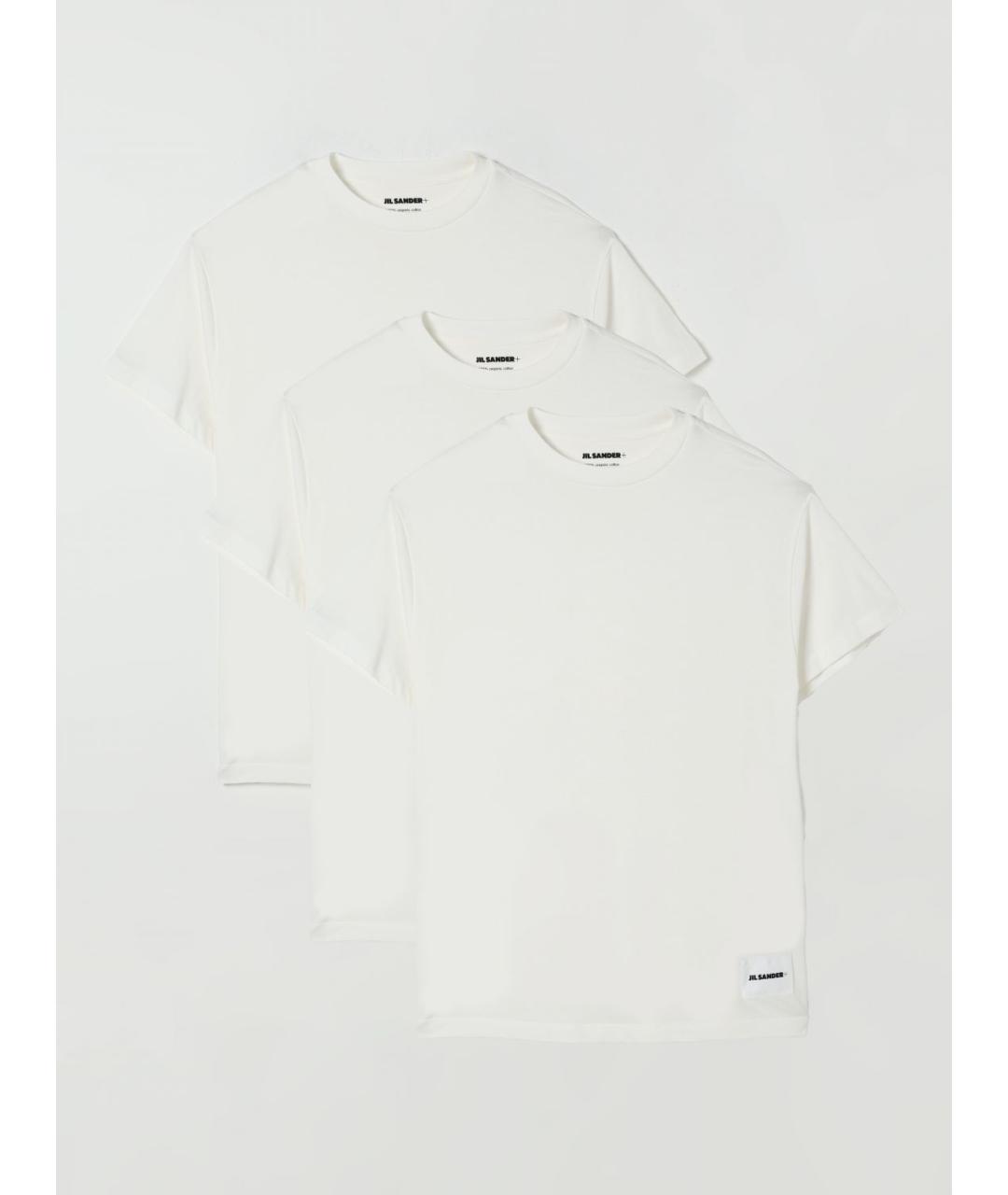 JIL SANDER Белая футболка, фото 3