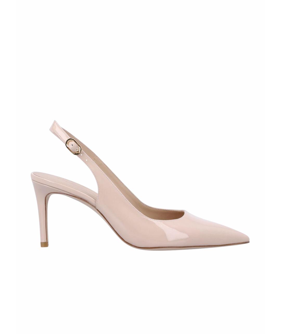 STUART WEITZMAN Розовые туфли из лакированной кожи, фото 1