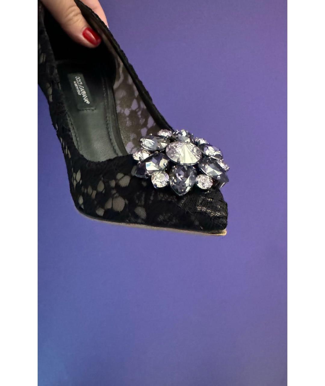 DOLCE&GABBANA Черные туфли, фото 8