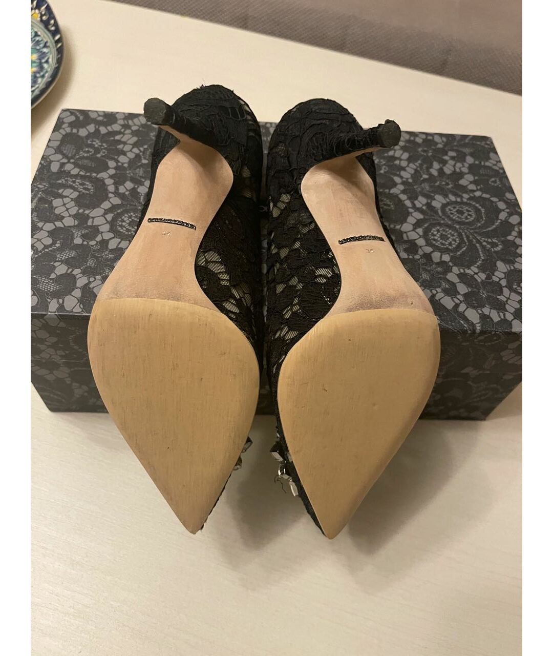 DOLCE&GABBANA Черные туфли, фото 5