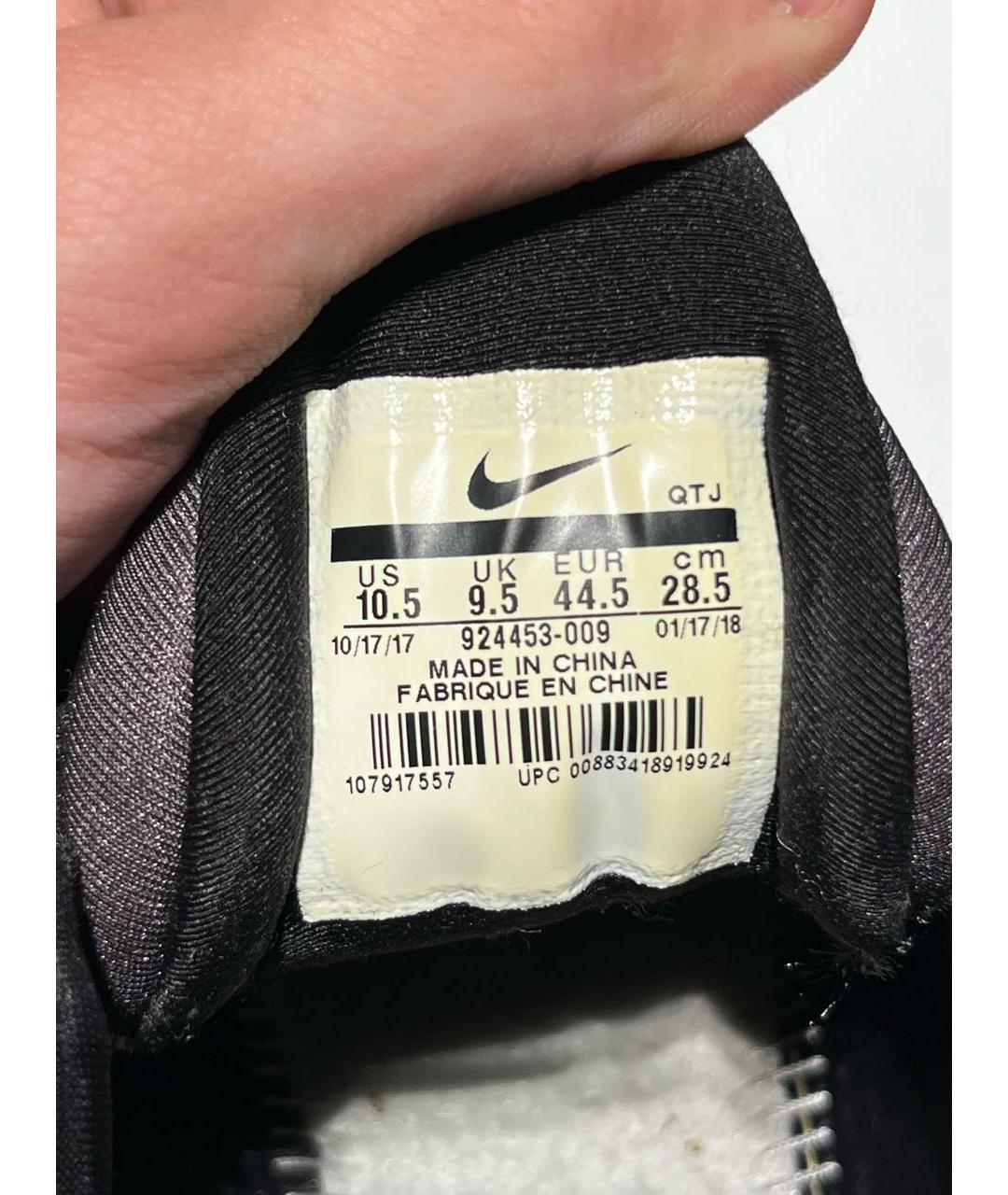 NIKE Серые текстильные низкие кроссовки / кеды, фото 6