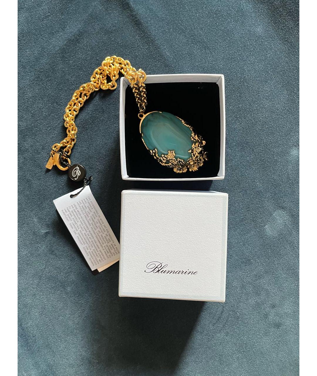 BLUMARINE Бирюзовая подвеска, фото 3